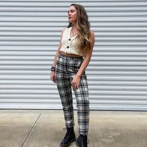 Plaid Trouser Pant
